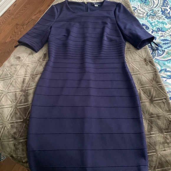 Navy blue cocktail dress - Picture 1 of 4